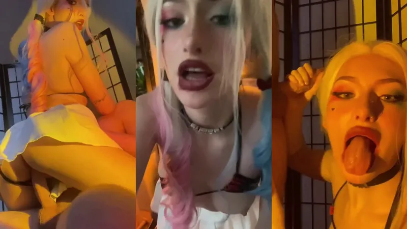 Sex Crazed Harley Quinn Cosplay - Tyrsia