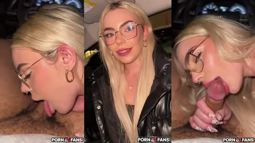 Kiki_morand Blows a Stranger's Dick In His Car