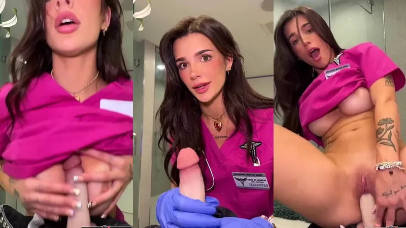 Nurse Arikytsya Gives a JOI And Rides Dildo