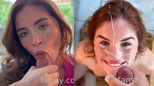 Zoeneli Gets Her Face Covered In Cum