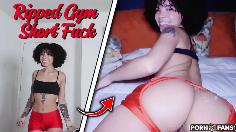 Shweetnlow Pounded In Her Ripped Gym Shorts