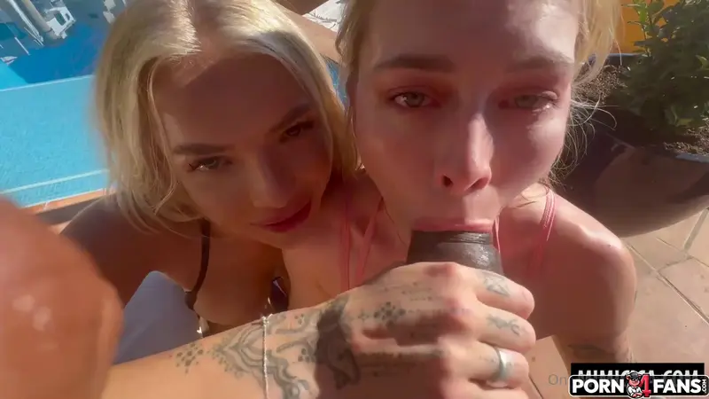 Mimi Cica And Tasha Paige Outdoor BBC Threesome