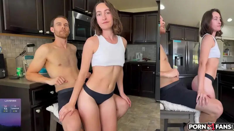 Amateur WithLoveRose Kitchen Livestream Sex Tape