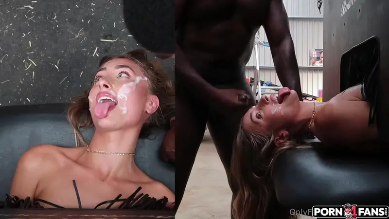 Lily Phillips Glory Hole Bukkake Gangbang
