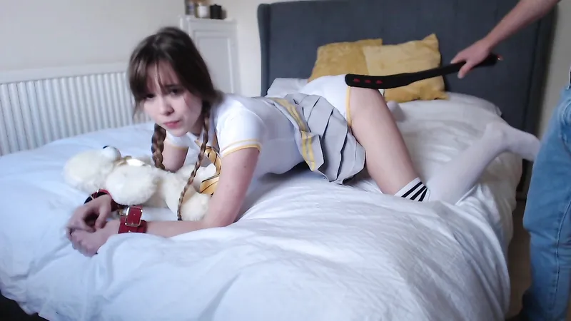 School Girl Yourlittlemaya Spanked After Class Video Leaked