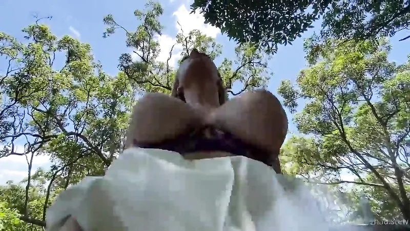 Busty Tameeka Outdoor Porn On A Cliff