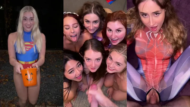 Halloween Trick or Treat Orgy