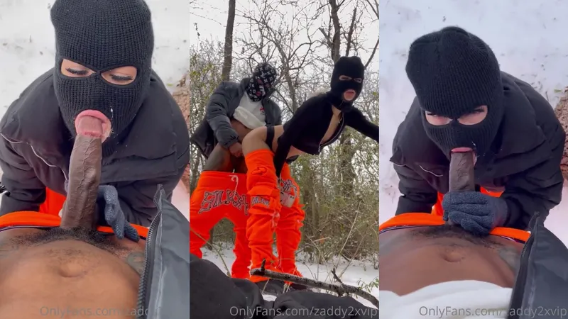 Hannahmakala Outdoor Winter Sextape Wearing Ski Mask