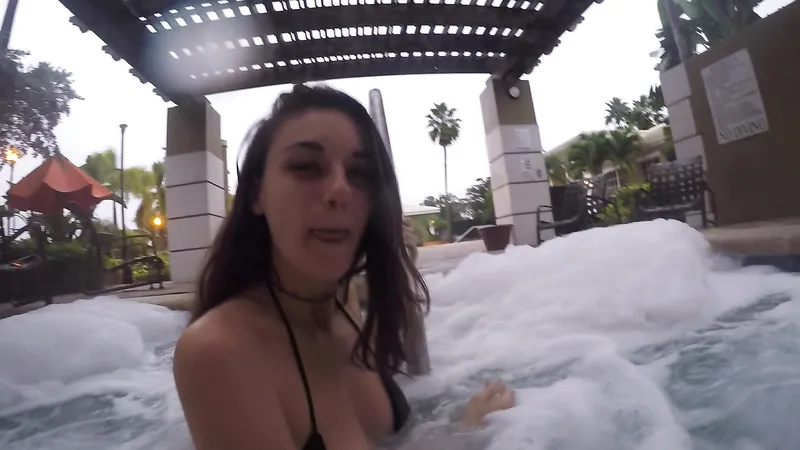 BlancNoir Fucked In The Shower After Chilling In The Hot Tub