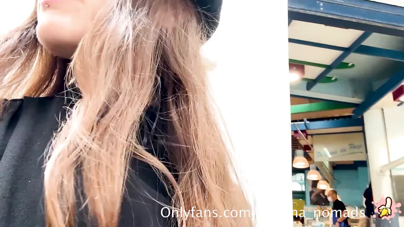 Spanish Amateur Banana Nomads Blowjob and Public Cumwalk In France