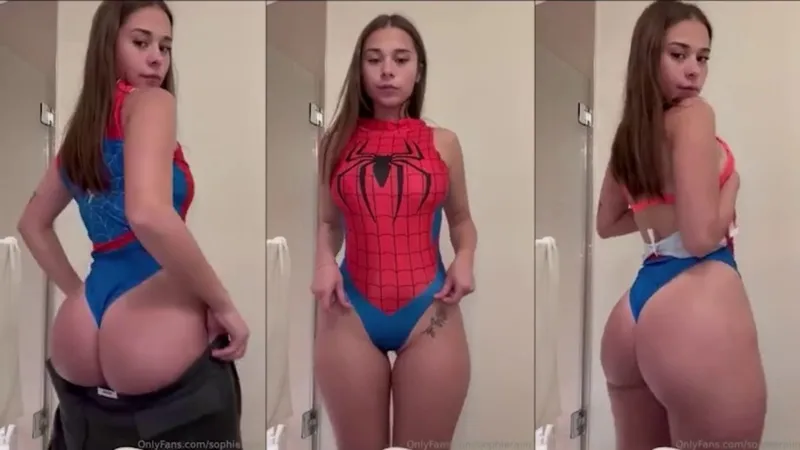 Viral Tiktok Porn Sophie Rain Spiderman Cosplay Video