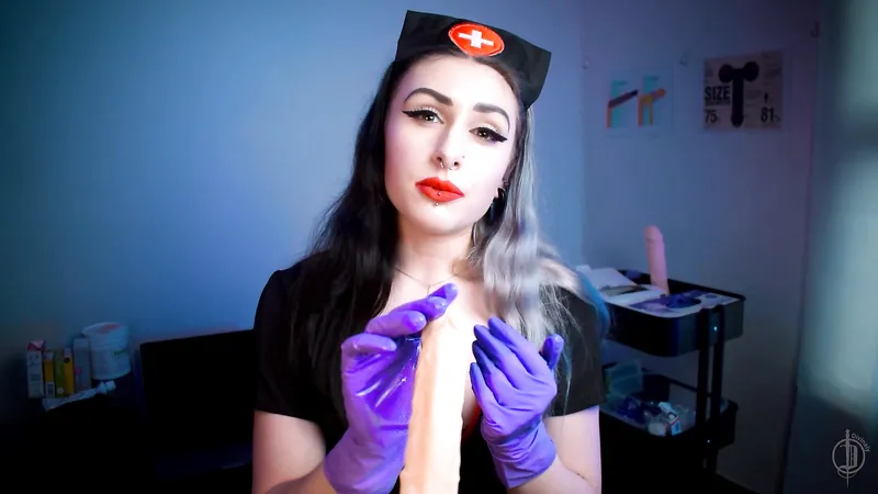 British Nurse Aestra Azure Handjob With Massive Cumshot