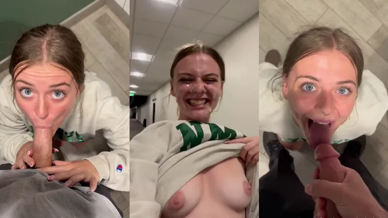 Babykaitt Public Cum Walk On University Campus