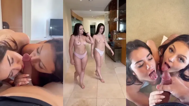 Haley Nicoe and Jadeteen Threesome Blowjob Video Leaked