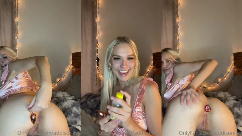 Addison Ivy Butt Plug Video Leaked