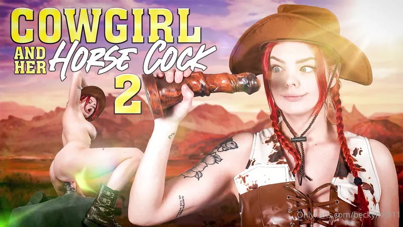 British Cowgirl Rebecca Goodwin Riding Her Horse Dildo Video Leaked