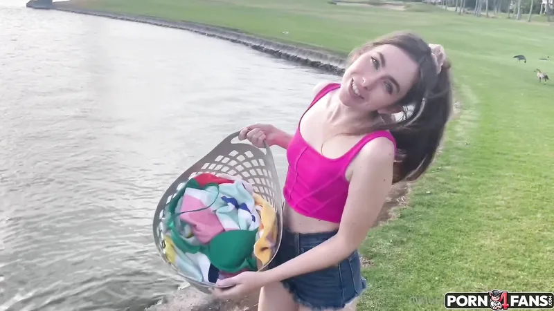 Hot Step Sis Kylie Island Fucked In The Laundry Machine