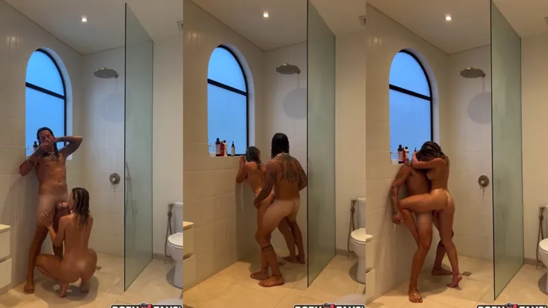 Young Aussie Rebecca McLeod Fucked Under The Shower