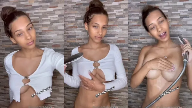 Hot Italian Girl Giulia Ottorini Shower Titties Teasing Video Leaked