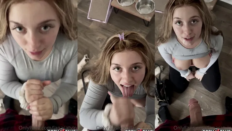 Lanacat Clothed Blowjob and Tugjob Video Leaked