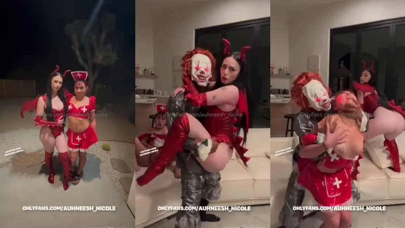 Auhneesh Nicole Leaked Halloween Porn Video
