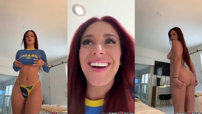 Hot Latina Camilla Araujo Leaked Striptease and Masturbation Video