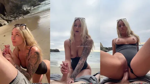 Cartercameron Hot Beach Sex Tape