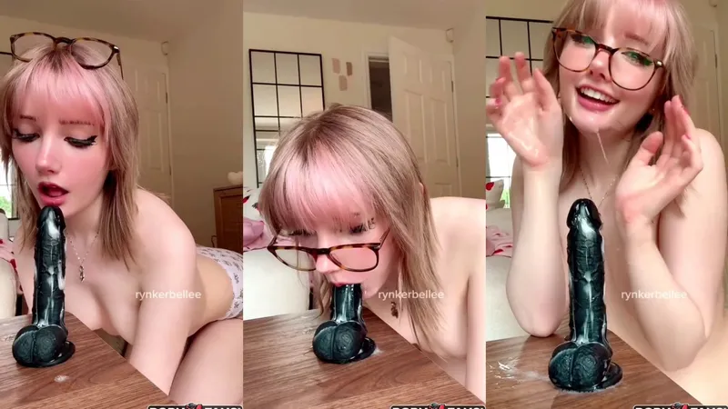 Rynkerbelle Solo Deepthroating A Dildo