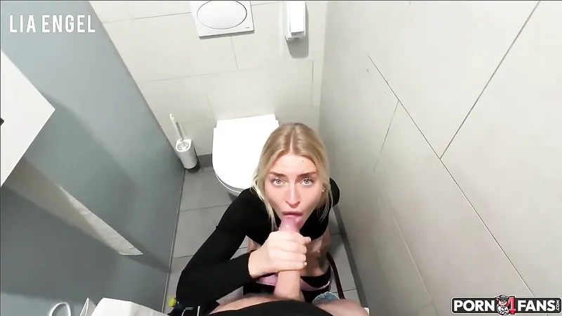 LiaEngel Fucks A Stranger In The Airport Bathroom