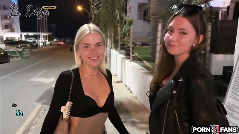 LiaEngel And Emma Victoria Get Fucked By a Stranger After Night Out