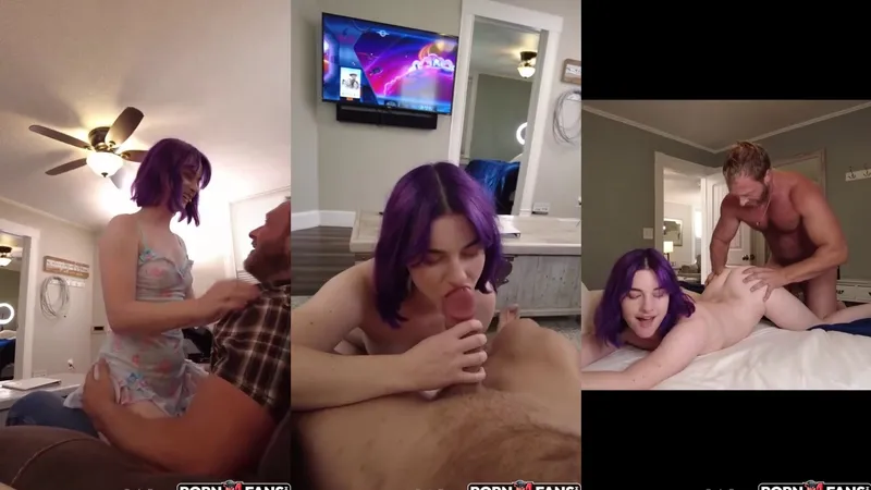 Purple Haired Girl Spiraling.spirit Passionate Sex Tape