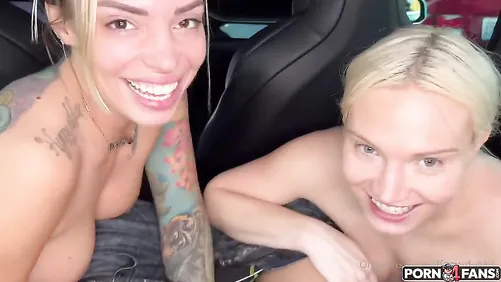 Tiff Bannister And RyBaby Blow Their Uber Driver