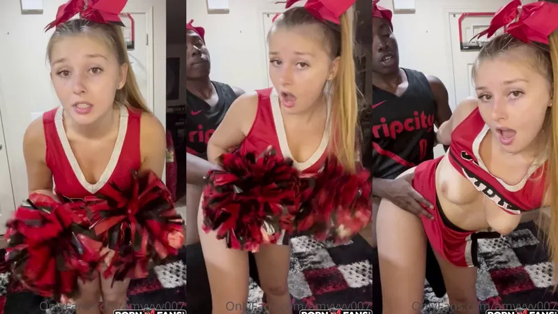 Cheerleader Amyyyy007 Gets Smashed Before The Game